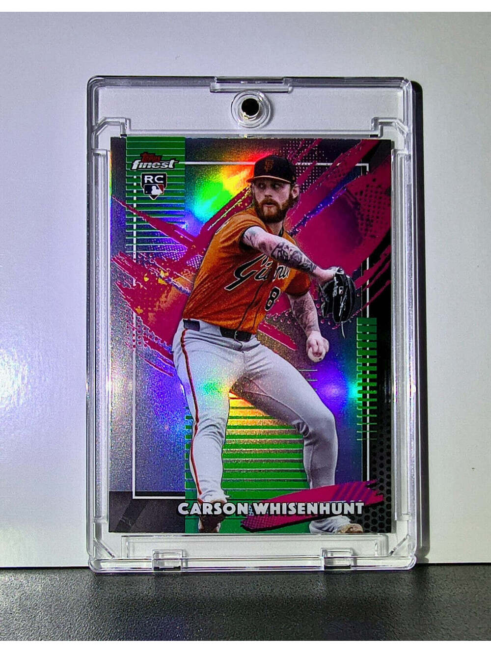 Carson Whisenhunt Rookie 2026 MLB Topps Finest #282 Rare Refractor SF Giants